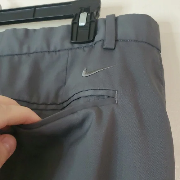 Nike 4pc Mens Dri-Fit Golf Pants Size 35×32 Black Grey Performance Standard Fit - Picture 11 of 12